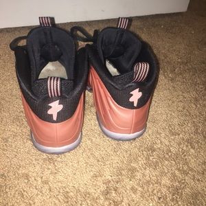 Foamposites size 6 rose gold